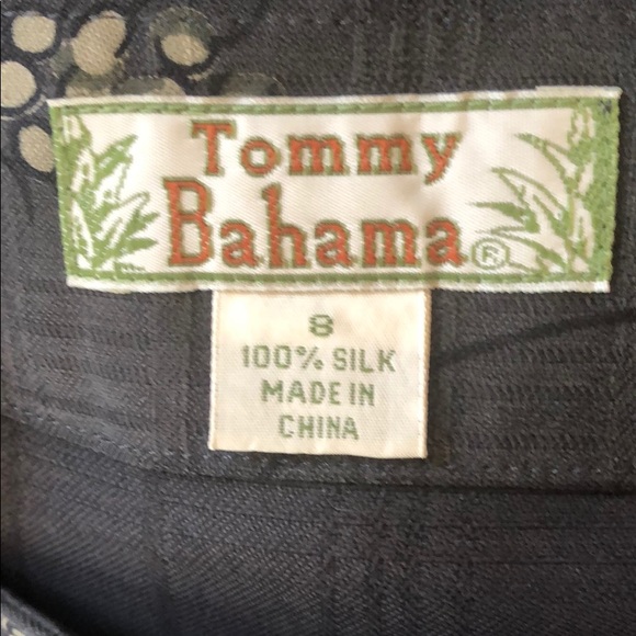 Vintage Tommy‎ Bahama Tropical 100% Silk Skirt & Jacket Mother Of Pearl Buttons - Picture 7 of 8